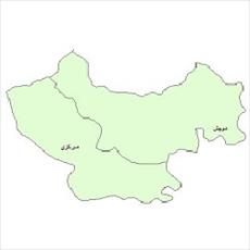 دانلود نقشه بخش های شهرستان کامیاران